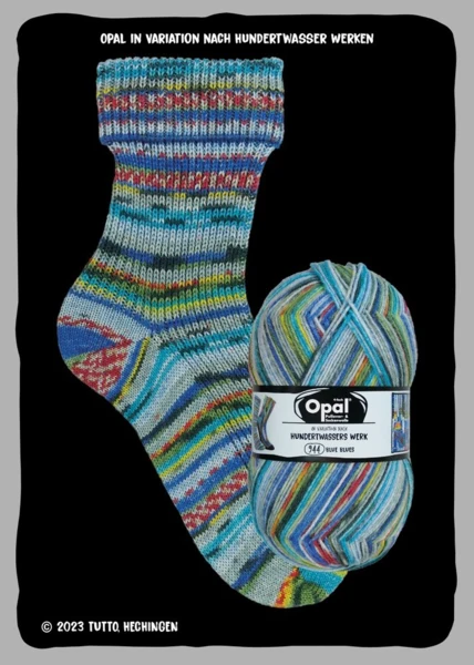 Opal nach Hundertwasser Edition 4-ply